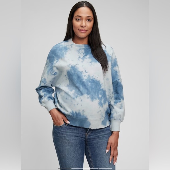 Maternity Crewneck Sweatshirt & Under Belly Joggers set - Picture 2 of 3